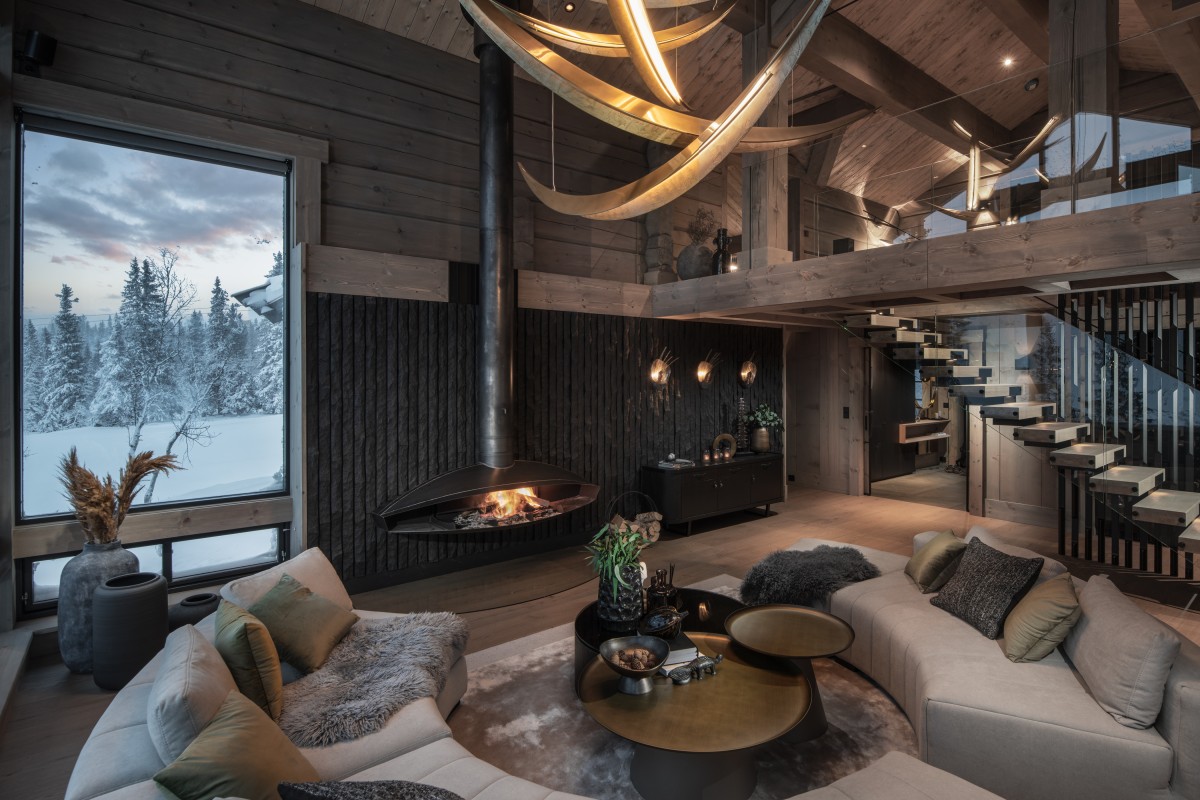 High-End Luxury Ski Cabin with Stunning Views of Geilo and Vestlia