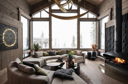 High-End Luxury Ski Cabin with Stunning Views of Geilo and Vestlia