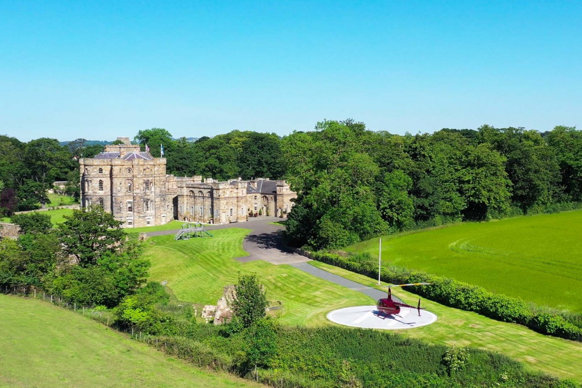Neoclassical Castle by Robert Adam in private grounds close to Edinburgh