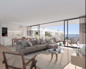 3-bedroom living room