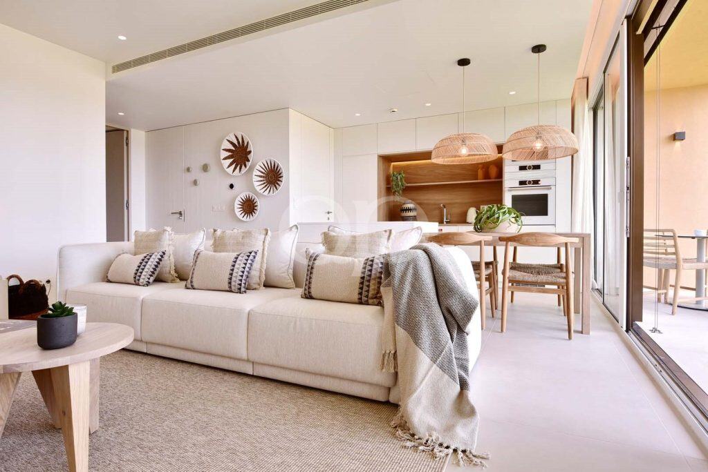 Appartement deux chambres Salon et cuisine (1)