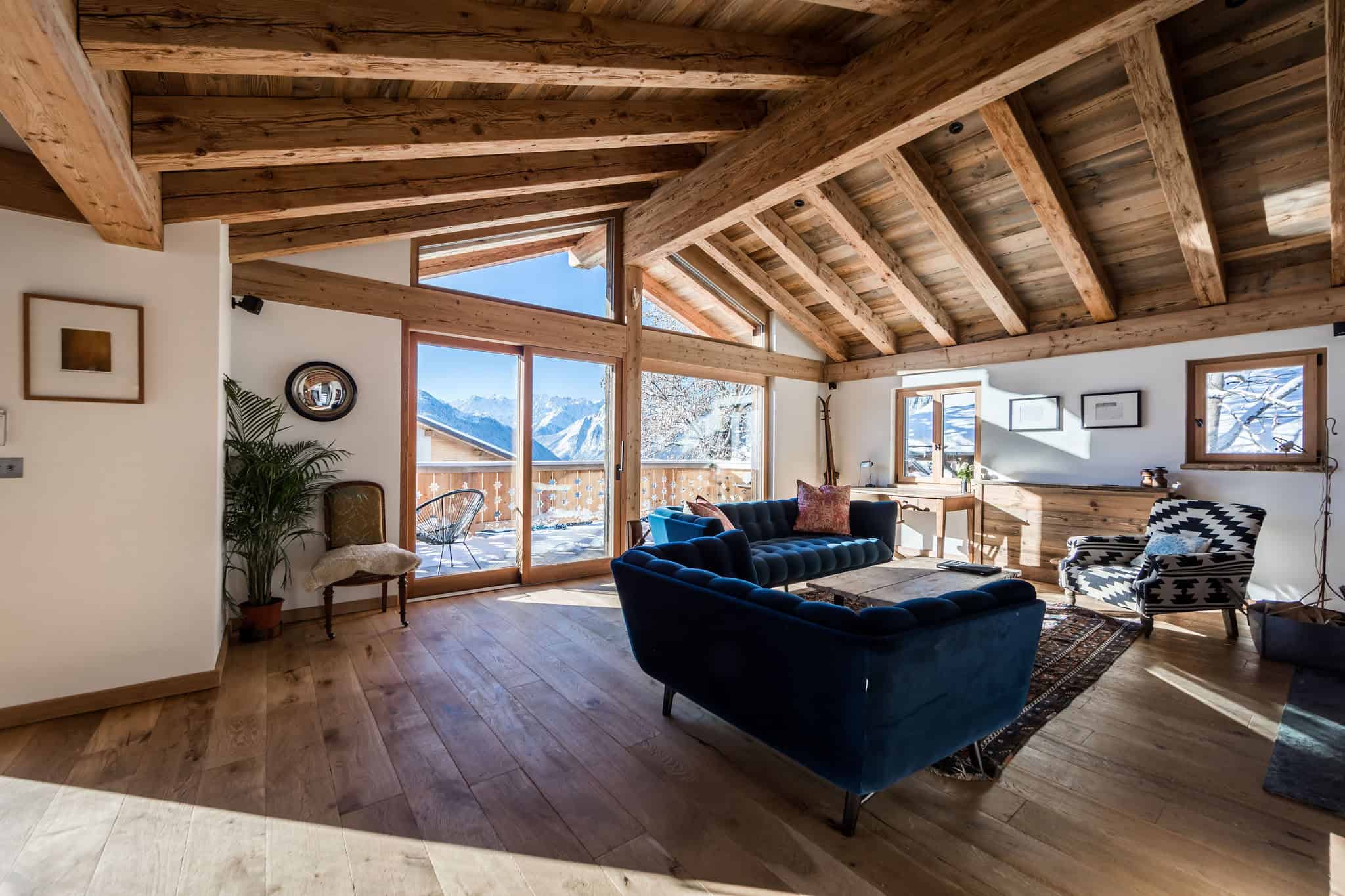 Fully renovated in 2020 with modern alpine detail.
