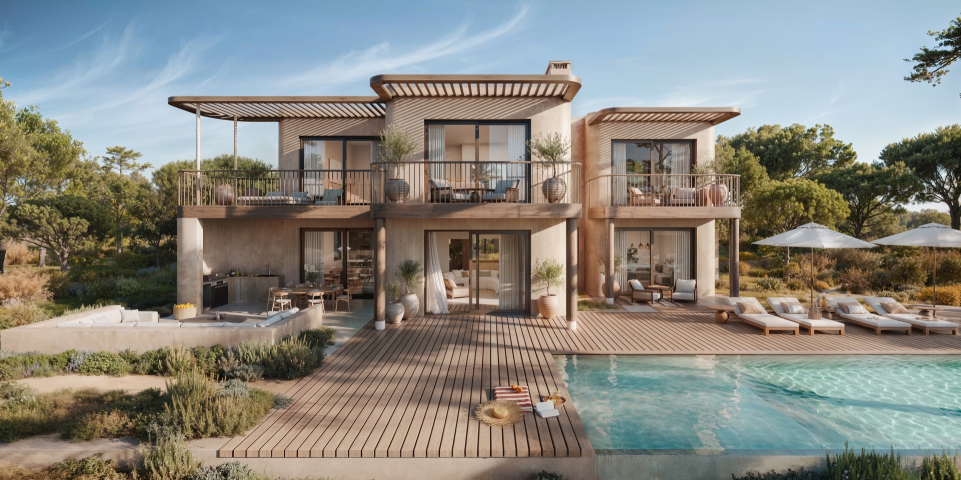 Six Senses Comporta 4-bedroom Lake Villa with framed views of the lake