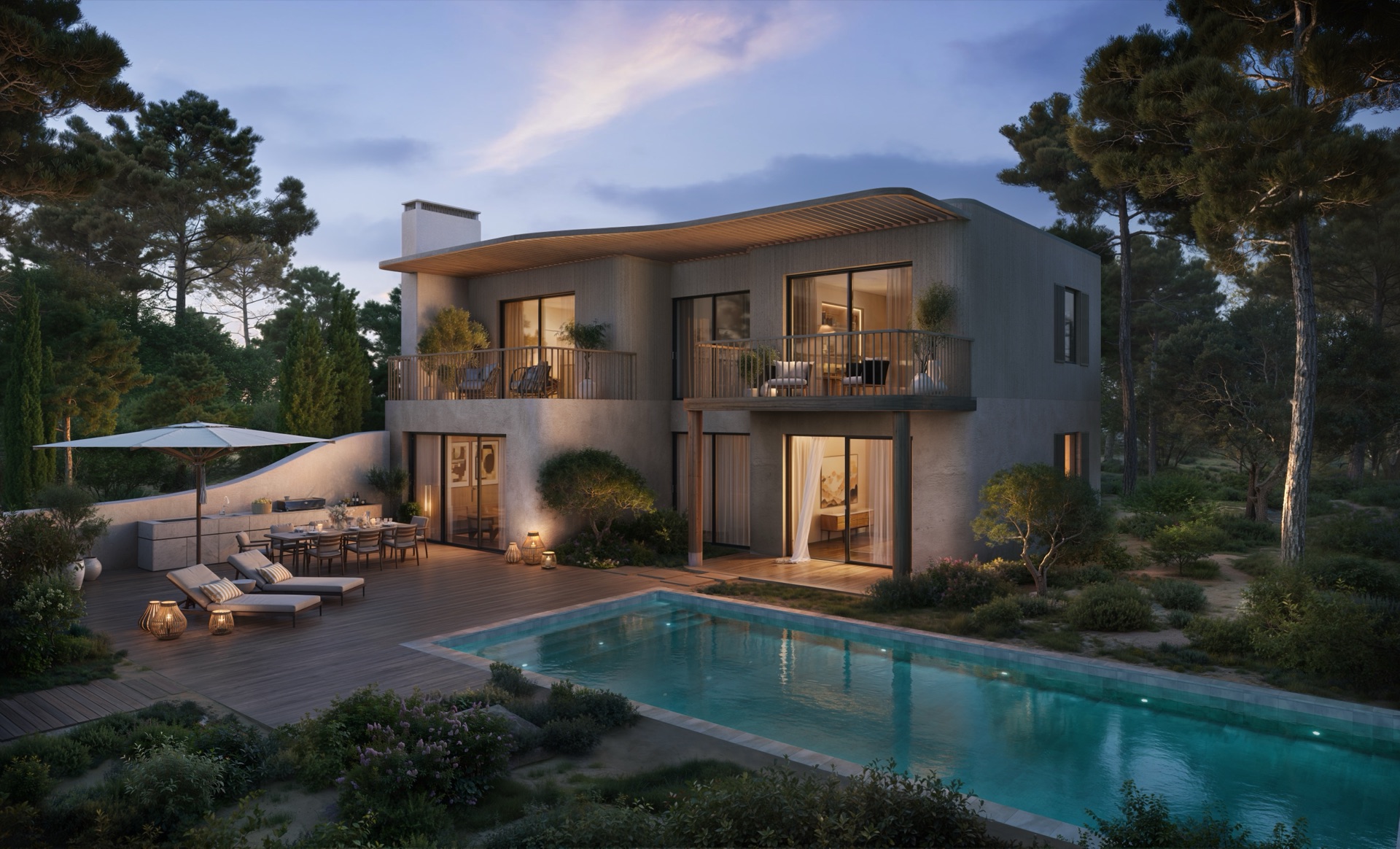 Six Senses Comporta Forest Villa among the protected pine forests