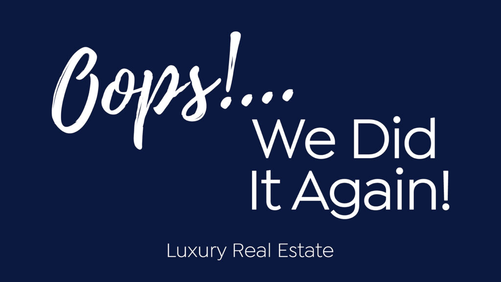 Visuel de la campagne estivale de QP Savills, « Oops We Did It Again », immobilier de luxe en Algarve