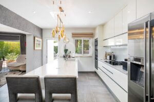 Modern kitchen with central island