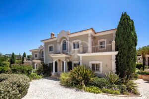 Exterior view of the luxury villa