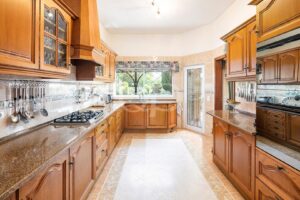 Fully Equipped Kitchen with Garden Views