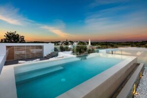 Piscine sur le toit