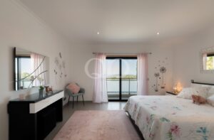 Bedroom with terrace access and countryside views