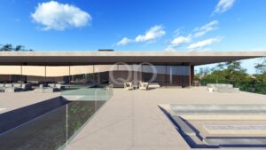 Luxuriöse, moderne Villa im Herzen der Algarve mit Glaswänden und einem nahtlosen Übergang zwischen Innen- und Außenbereich