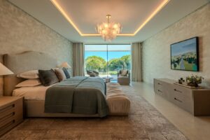 Chambre avec vue sur le jardin